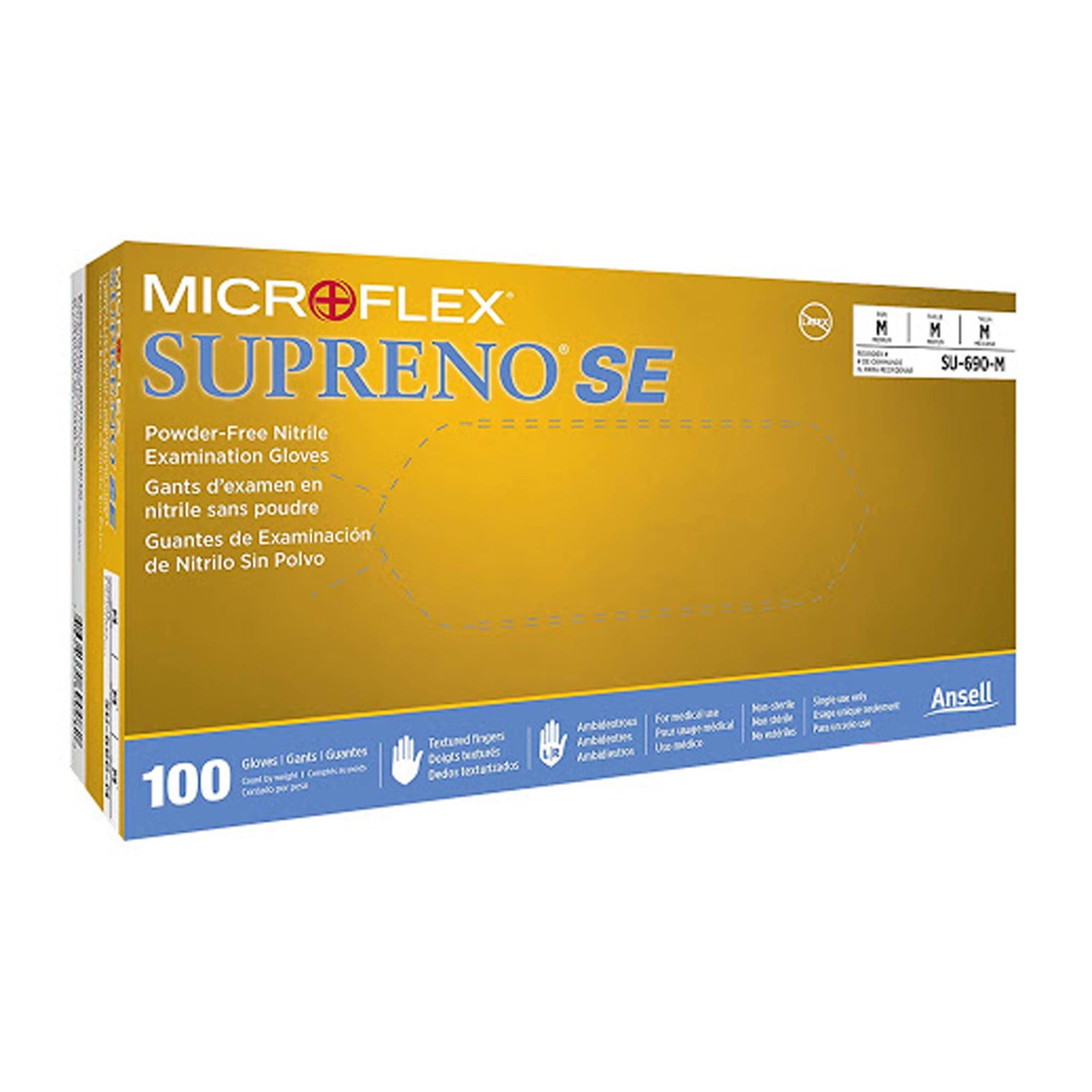 Supreno® SE Nitrile Exam Glove, Medium, Blue