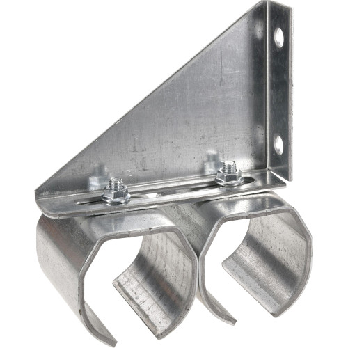 Hillman Adjustable Double Round Rail Bracket 18
