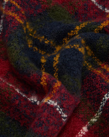 Geschenkset Beanie Saltburn & Schal Tartan Winterberry Tartan
