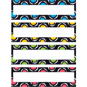 Bold Strokes Circles Desk Toppers&reg; Name Plates Var.Pk., 32 ct