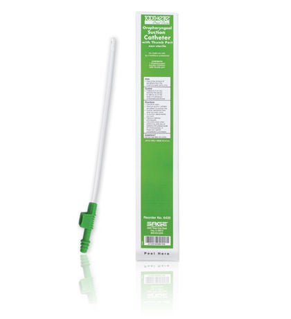 Sage Products CATHETER, TOOTHETTE SCTN W/THUMB PORT (1/PK 100PK/CS)