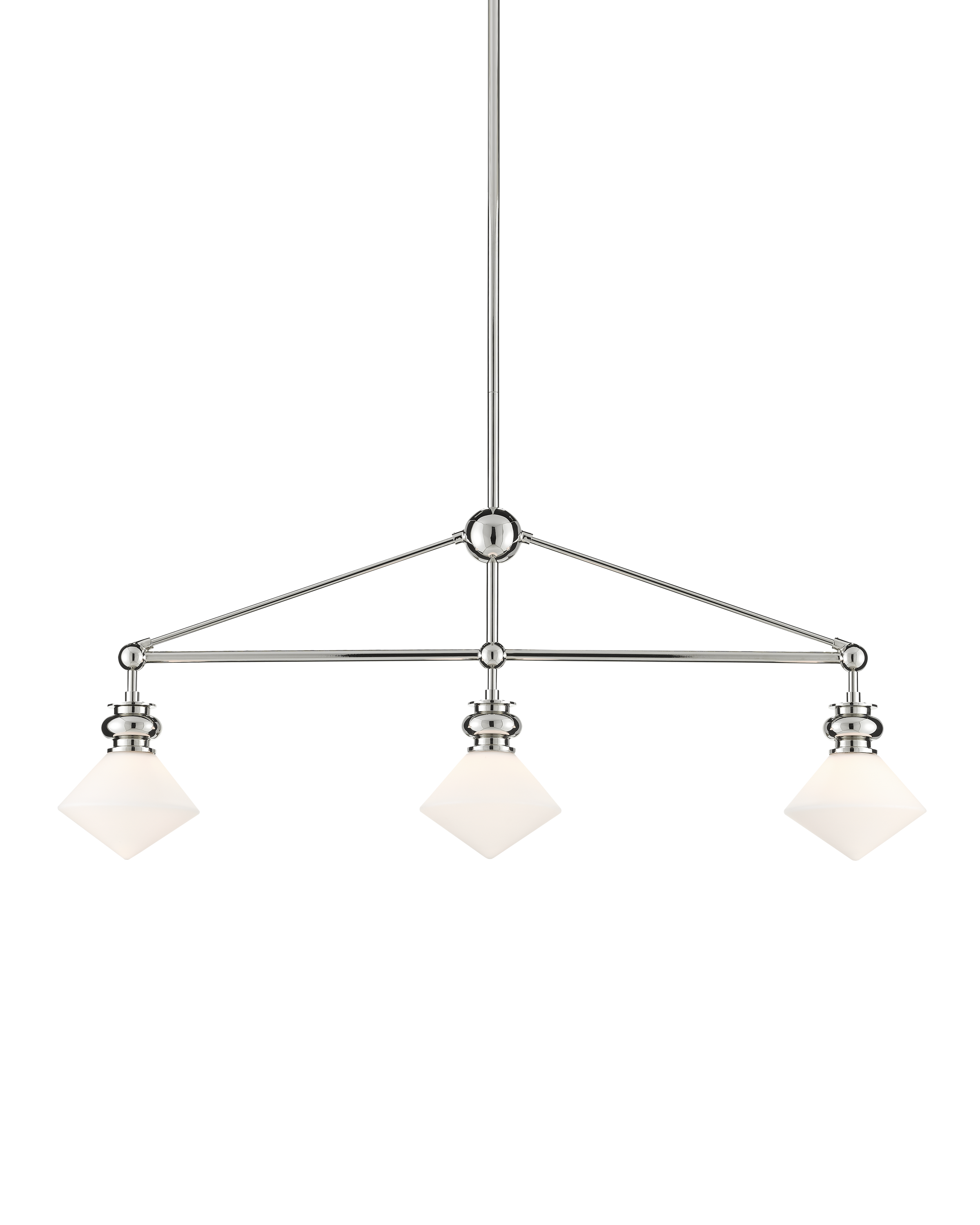 Rycroft Nickel Rectangular Chandelier