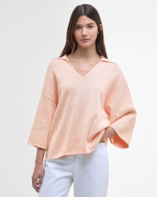 Natalia Knitted T-Shirt Peach Parfait