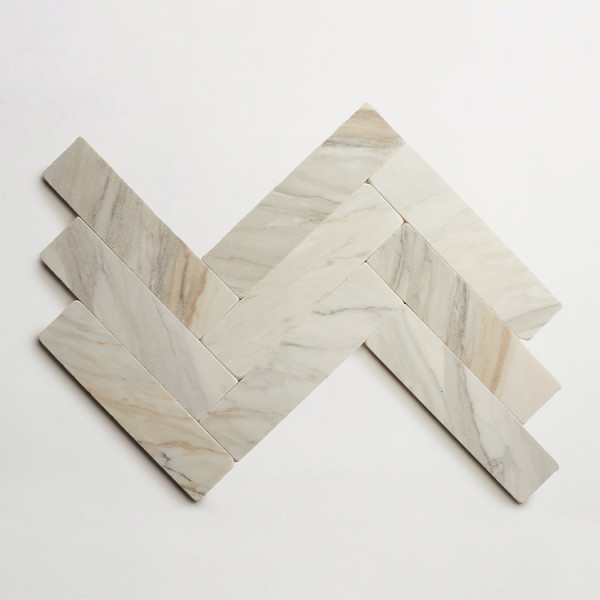 clé lapidary: pantry pavers | blade | tumbled | calacatta gold 