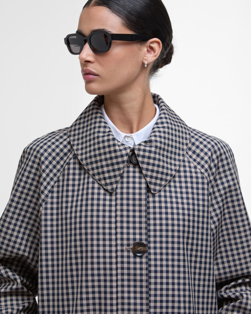 Nadine Checked Showerproof Car Coat