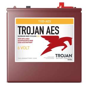 Trojan, T105-AES 6V AGM Battery