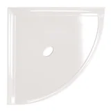 Retrofit Bath Accessoires Polished White Flatback 10″ Corner Shelf