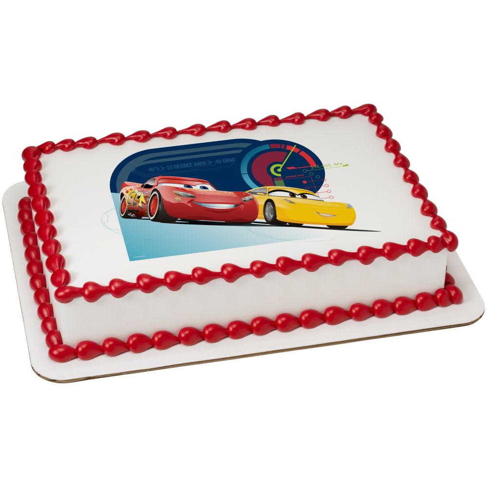 Image Cake Disney and Pixar's Cars 3 Race Ready