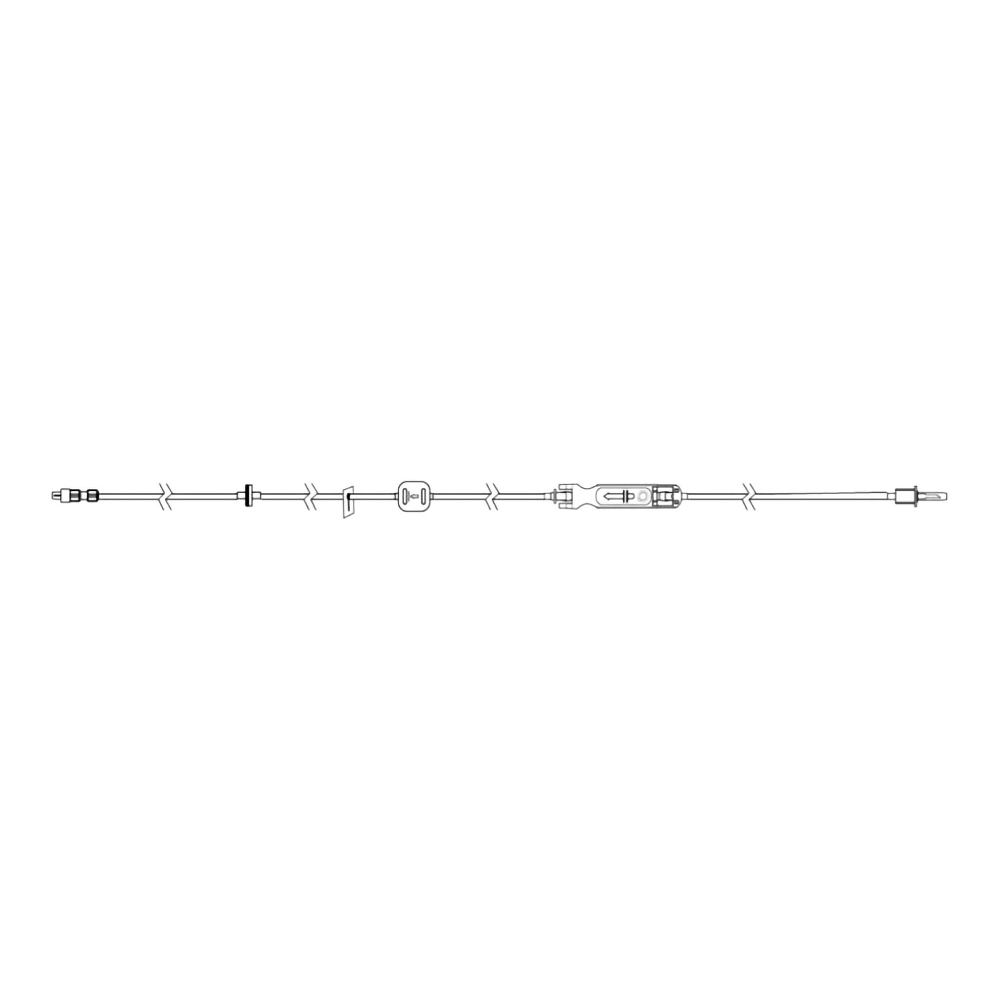 Eitan Group North America ADMIN SET, MICROBORE N/VNTD FILTER 116.30" (20/CS)