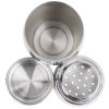 22-ounce stainless steel contemporary cocktail shaker