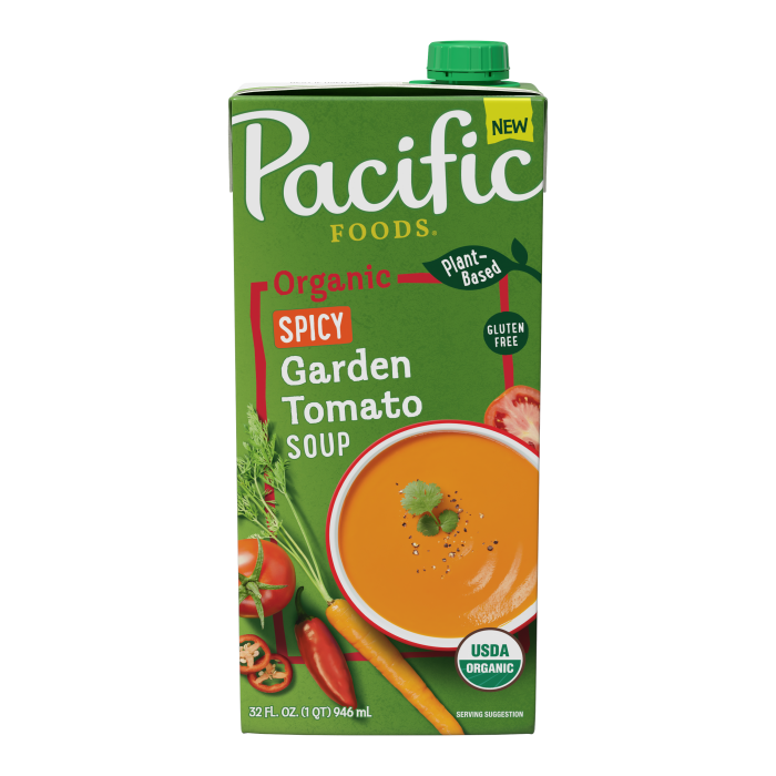 Organic Spicy Garden Tomato Soup