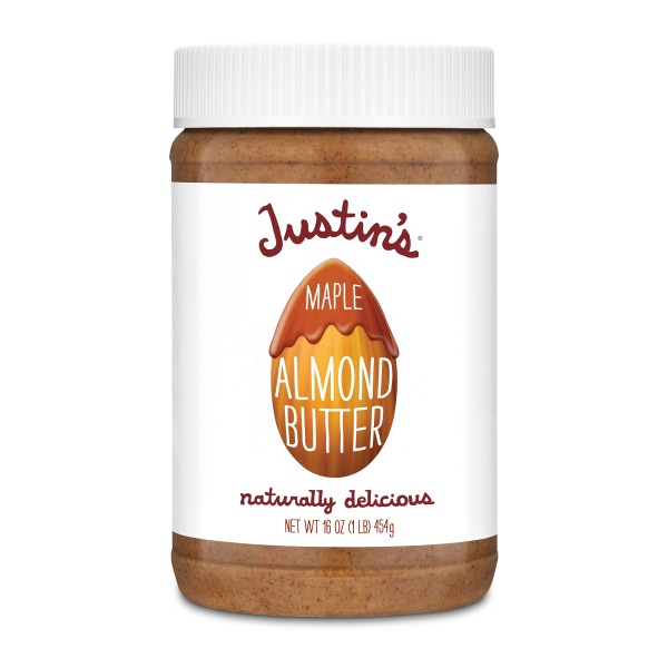 JUSTIN'S (r)Maple Almond Butter 6/16 Ounce . C1N1 - Front No Plunge In Package (Hi Res)