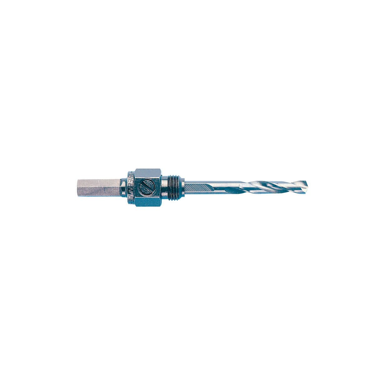 Shank Arbor with High-Speed Steel Pilot Drill Bit.  5/16" shank, 3/8" minimum chuck size.  Use with 9/16" - 1-3/16" Hole Saws.  The best arbor in the industry ensures a solid connection without any gaps or wobbling.  Arbors include replaceable, high-speed steel pilot drill.  Pilot drills have unique split-point tip design.  Use with Greenlee bi-metal hole saws, recessed light holesaws and carbide-grit hole saws (carbide-tipped pilot drill sold separately).  Can be used with Greenlee #901 or #904 bit extensions.