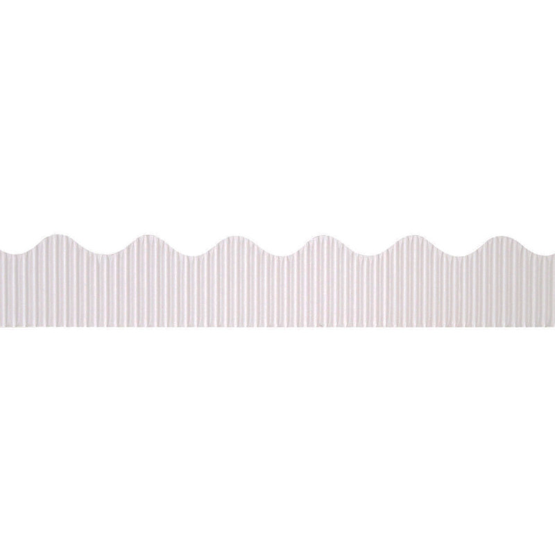 Decorative Border, White, 2-1/4" x 50', 1 Roll