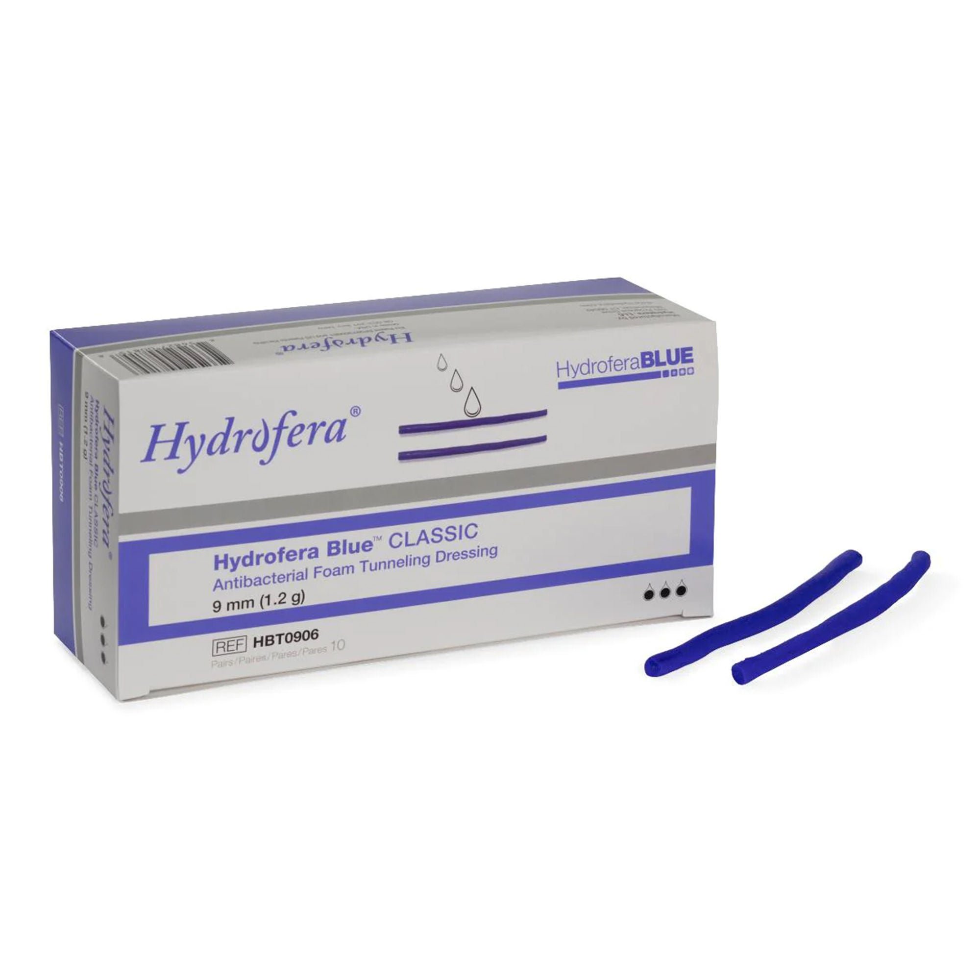 Hydrofera Blue™ Classic Antibacterial Foam Tunnelling Dressing, 9 millimeter