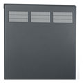 Rack Vented Front Door Steel 20.04 in. W 28.87 in. H 1.4 in. D Black 16 RU