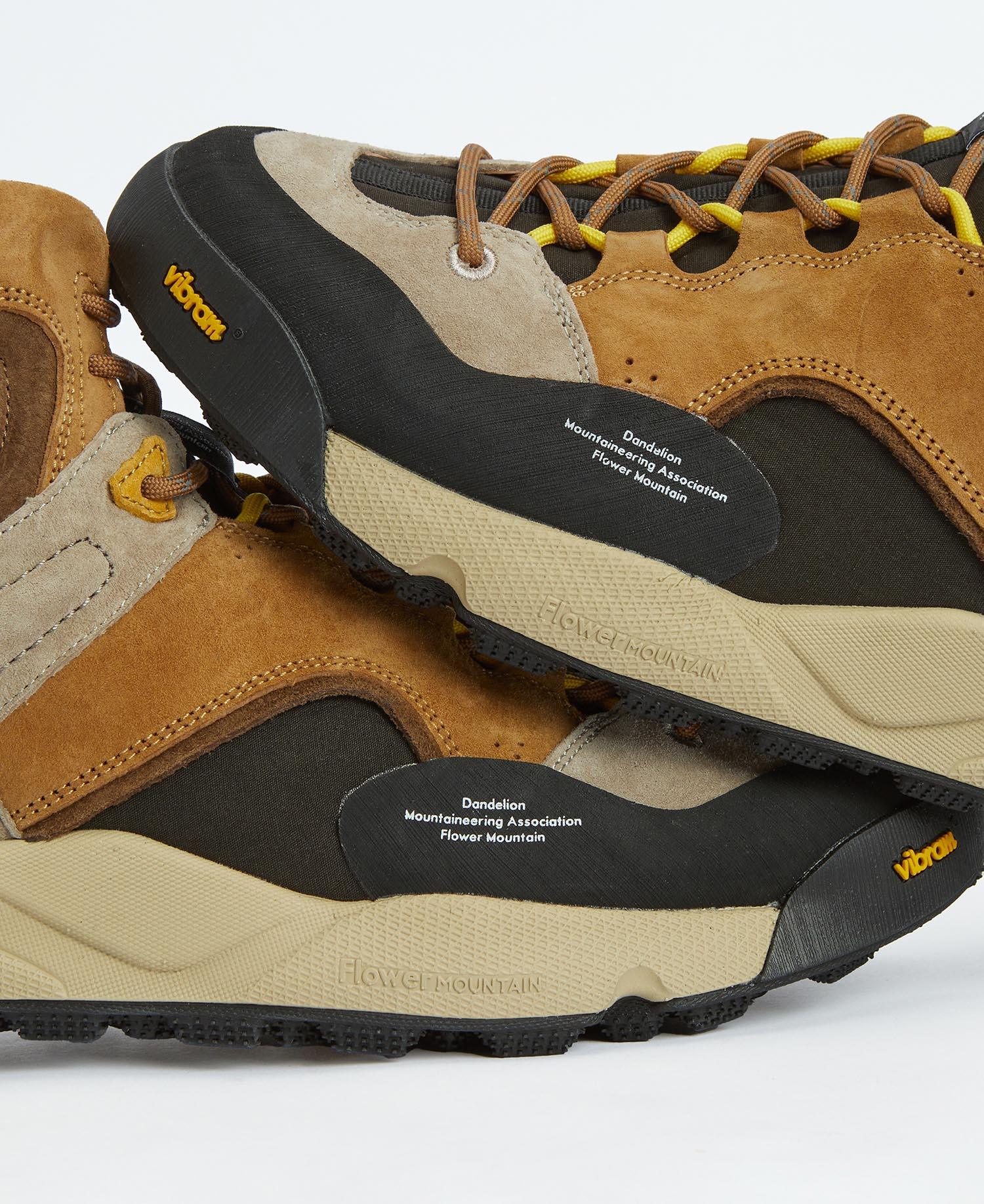 Barbour x Flower Mountain Back Country Uni Mid Trainers image number 2