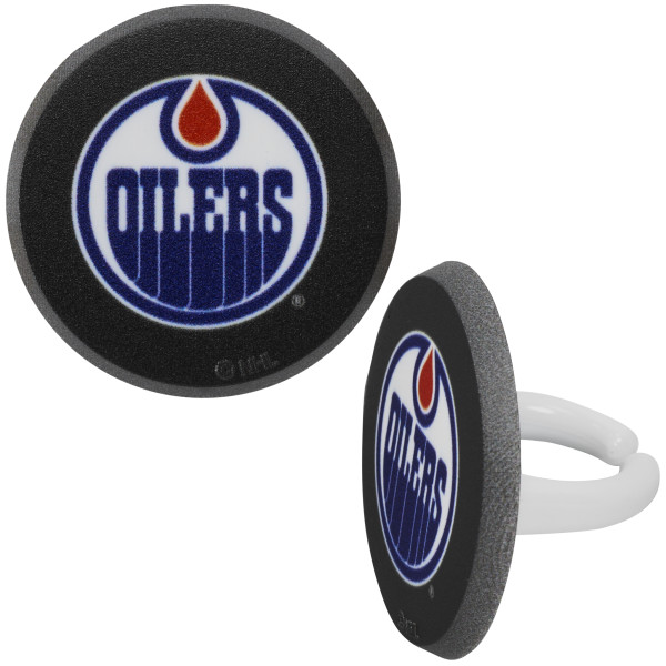NHL® Team Puck Cupcake Rings
