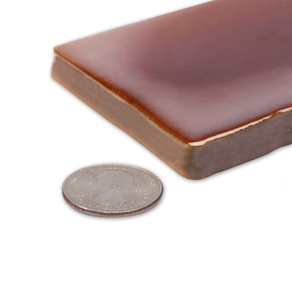 Viva Espresso 3 in. x 6 in. Ceramic Wall Tile