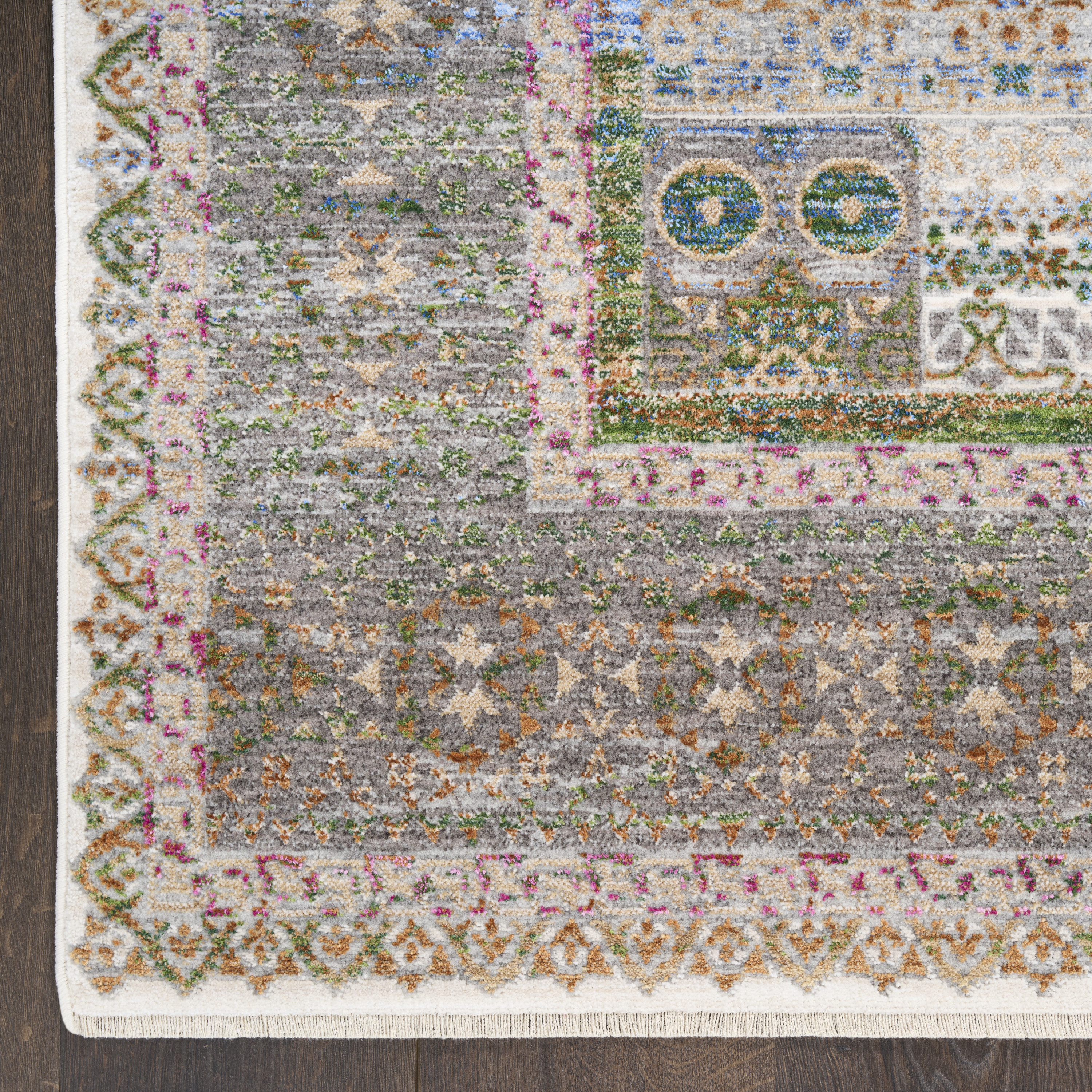 Nourison Vintage Harmony 9'10" x 13'1" Multicolor Bohemian Indoor Rug