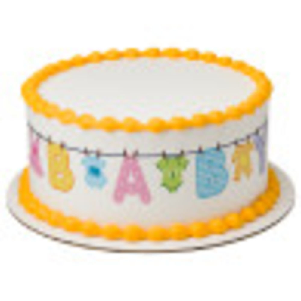 Image Cake Baby Clothesline