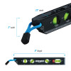 6200-0010 9-inch Professional-Grade Magnetic Aluminum Billet Torpedo Level