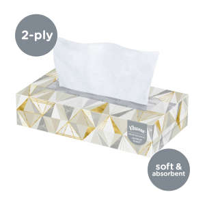 KIM21606, Kimberly Clark, Kleenex, Facial Tissue, 2 ply, White