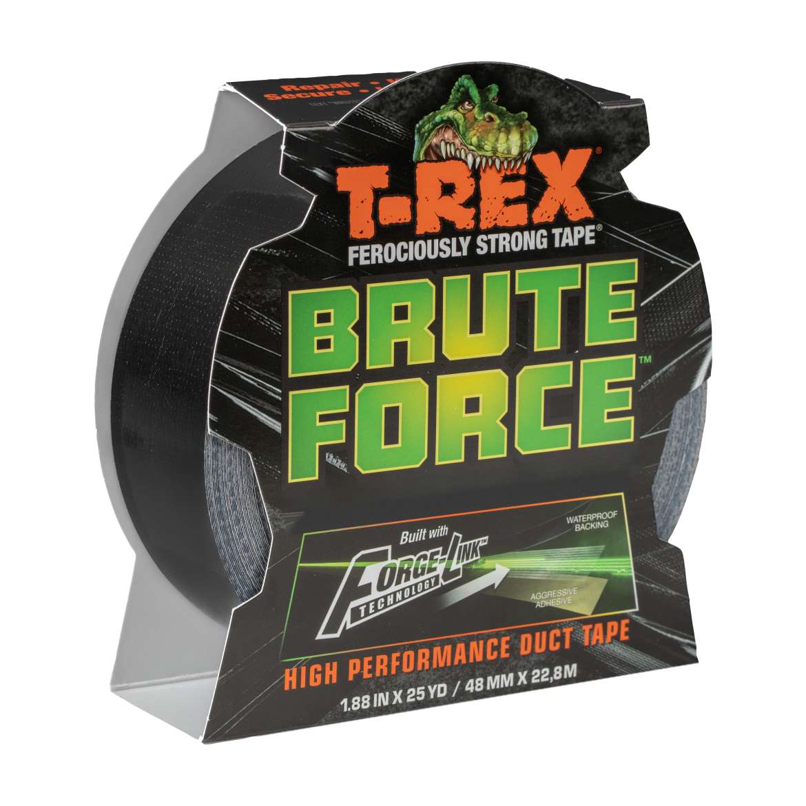 T-Rex® Brute Force® - Black, 1.88 in. x 25 yd.