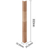 Ecocarat Roughsawn 1×12 External Corner Mosaic