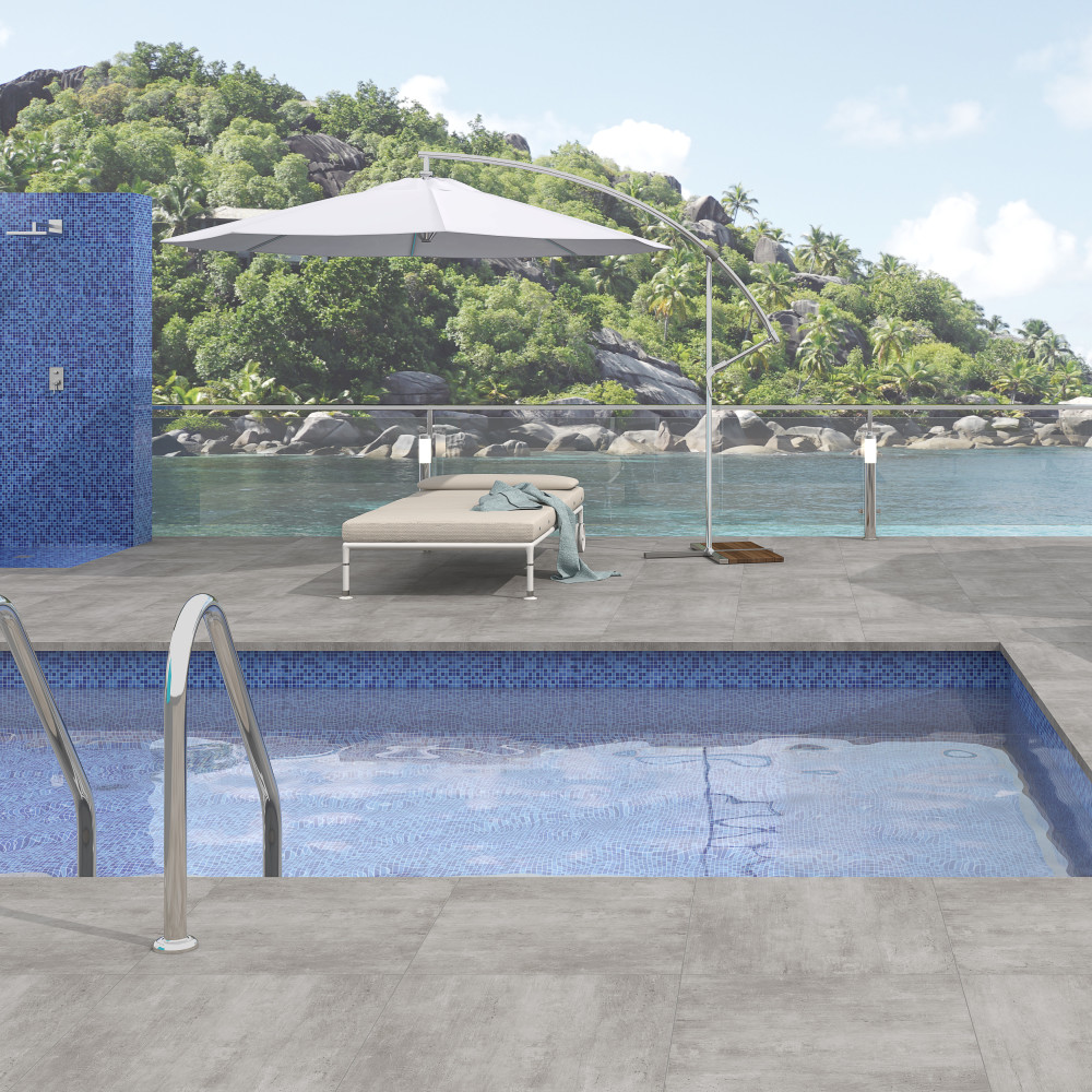Indico Cobalto 13-1/8 in. x 13-1/8 in. Porcelain Floor and Wall Tile