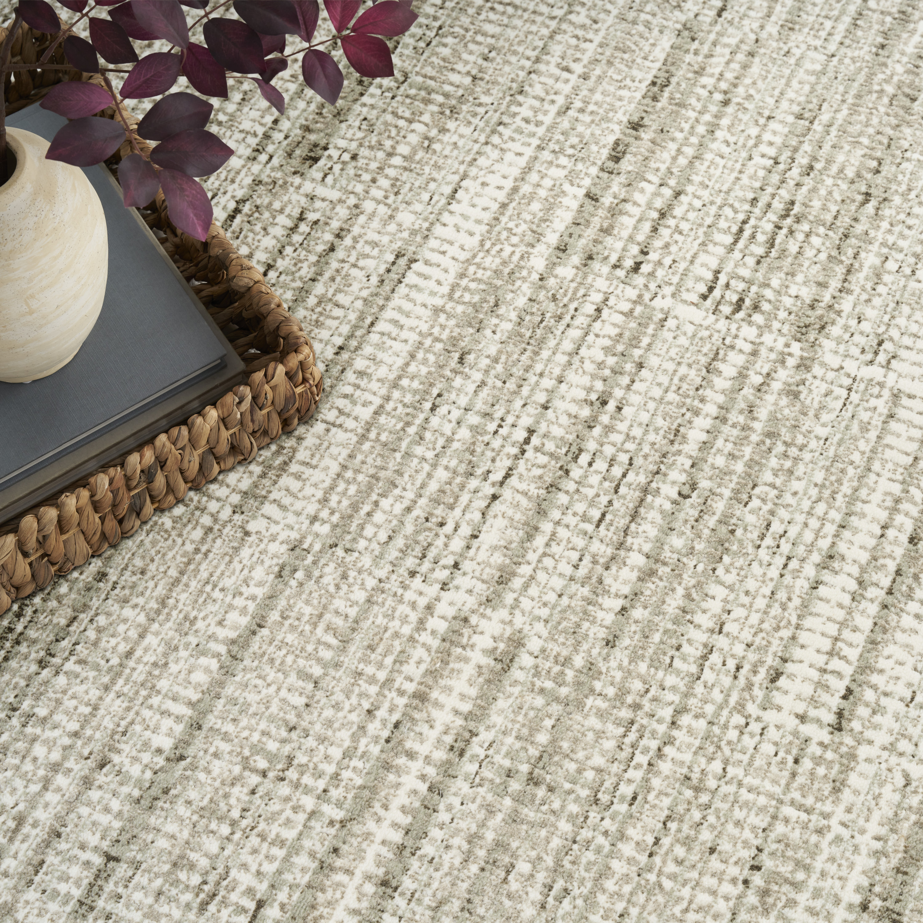Nourison Soft Structure 6' x 9' Sage Modern Indoor Rug