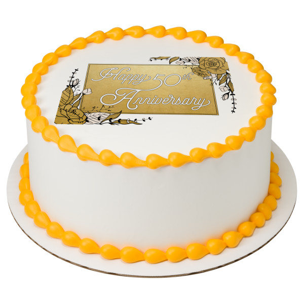 50th Anniversary PhotoCake® Edible Image®