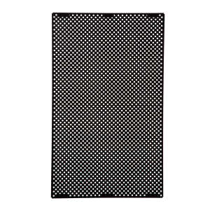 Rubbermaid Commercial, Decorative Metal Panels, Large, Black, 4/Case
