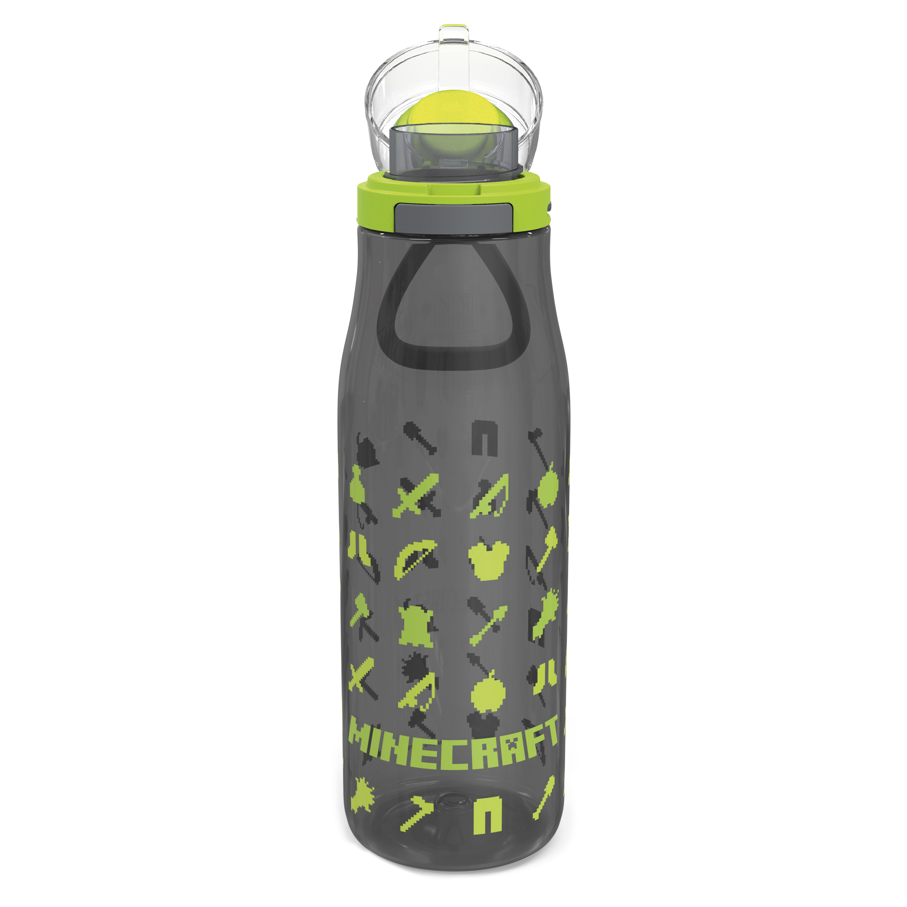 Minecraft 25 ounce Water Bottle and Straws, Weapons and Tools, 3-piece set slideshow image 2 Minecraft 25 ounce Water Bottle and Straws, Weapons and Tools, 3-piece set slideshow image 2