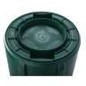 Rubbermaid Commercial, VENTED BRUTE®, Recycling, 32 gal, Resin, Green, Round, Receptacle