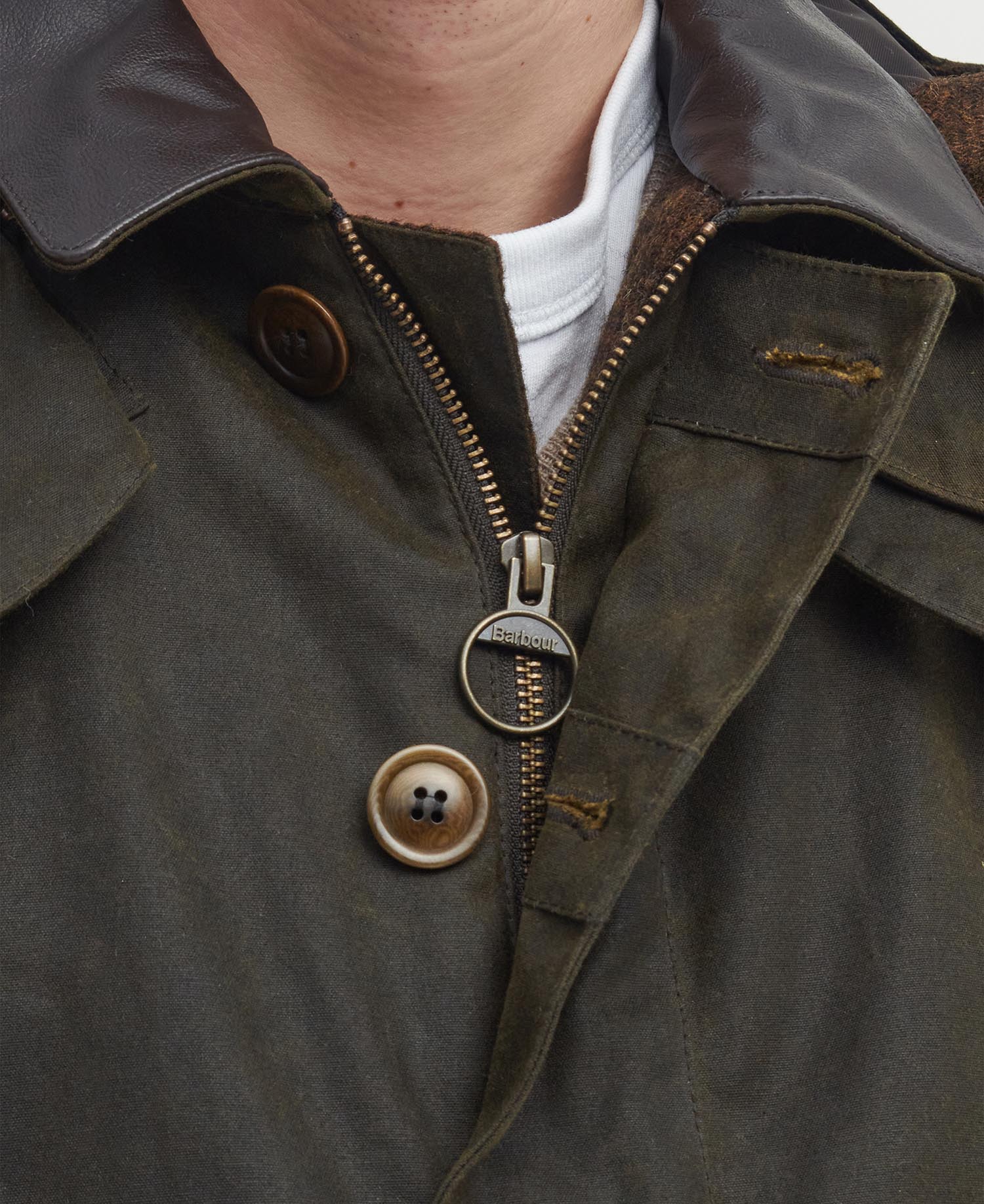 Barbour x TO KI TO Shoreman Waxed Jacket image number 5
