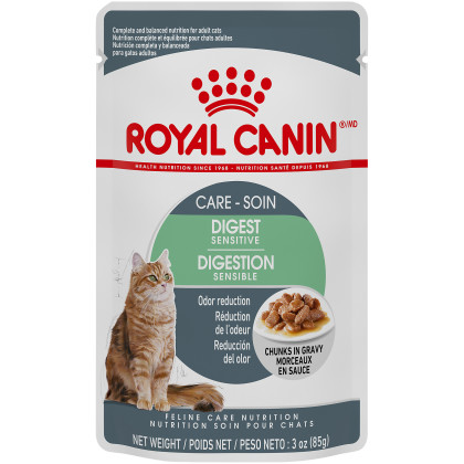 Royal Canin Feline Care Nutrition Digest Sensitive Chunks in Gravy Pouch