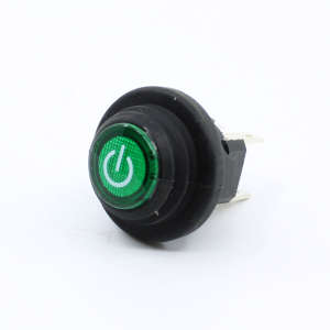 Bipolar Switch Green 24V D=20