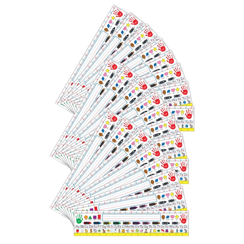 Traditional Manuscript Nameplates, Grade K-3, 36 Per Pack, 3 Packs