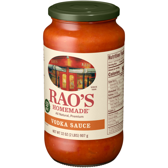 Vodka Sauce, 32 oz - Right angle Image