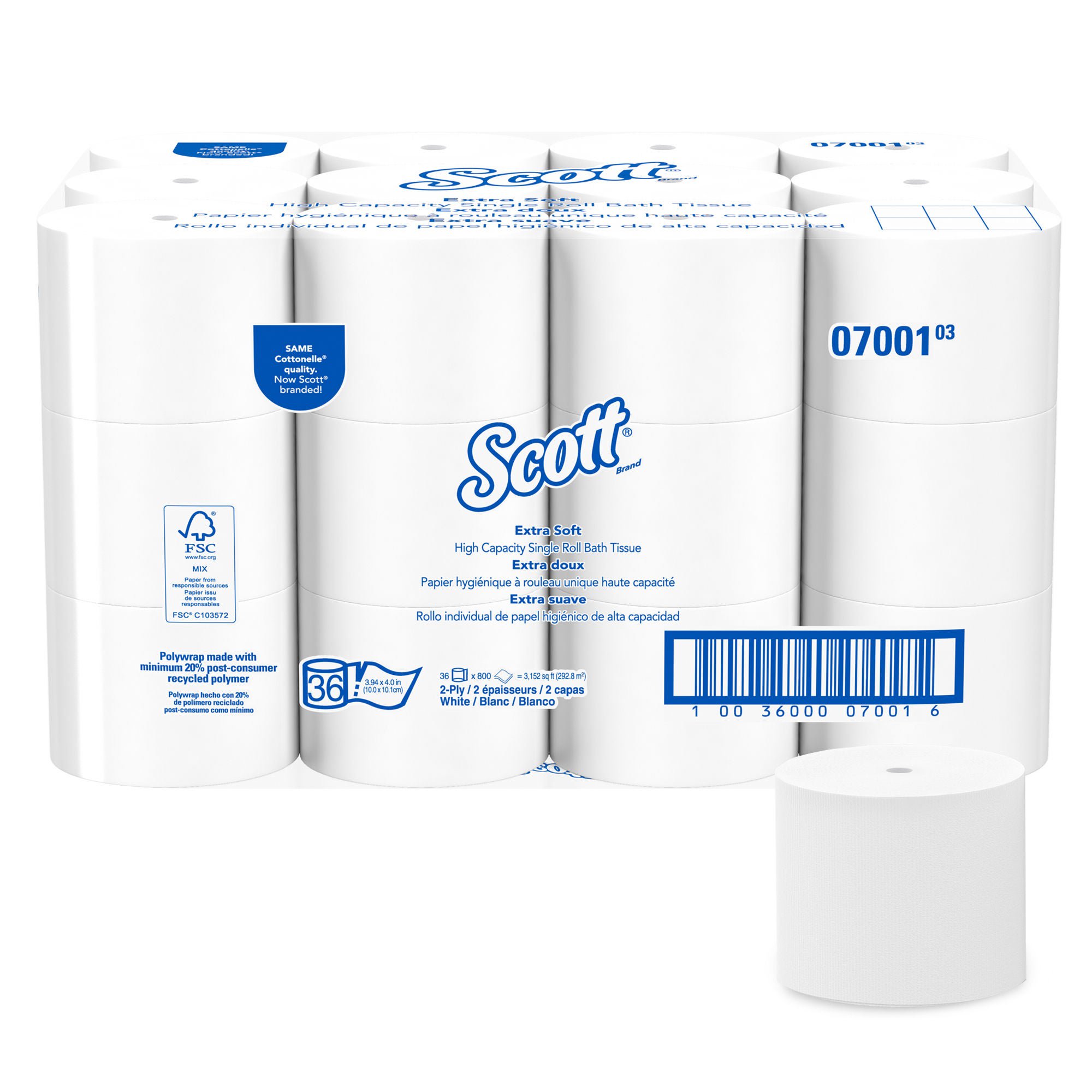 Scott® Essential Premium Toilet Tissue, Extra Soft