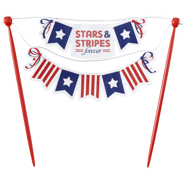 Stars and Stripes Forever Banner Layon