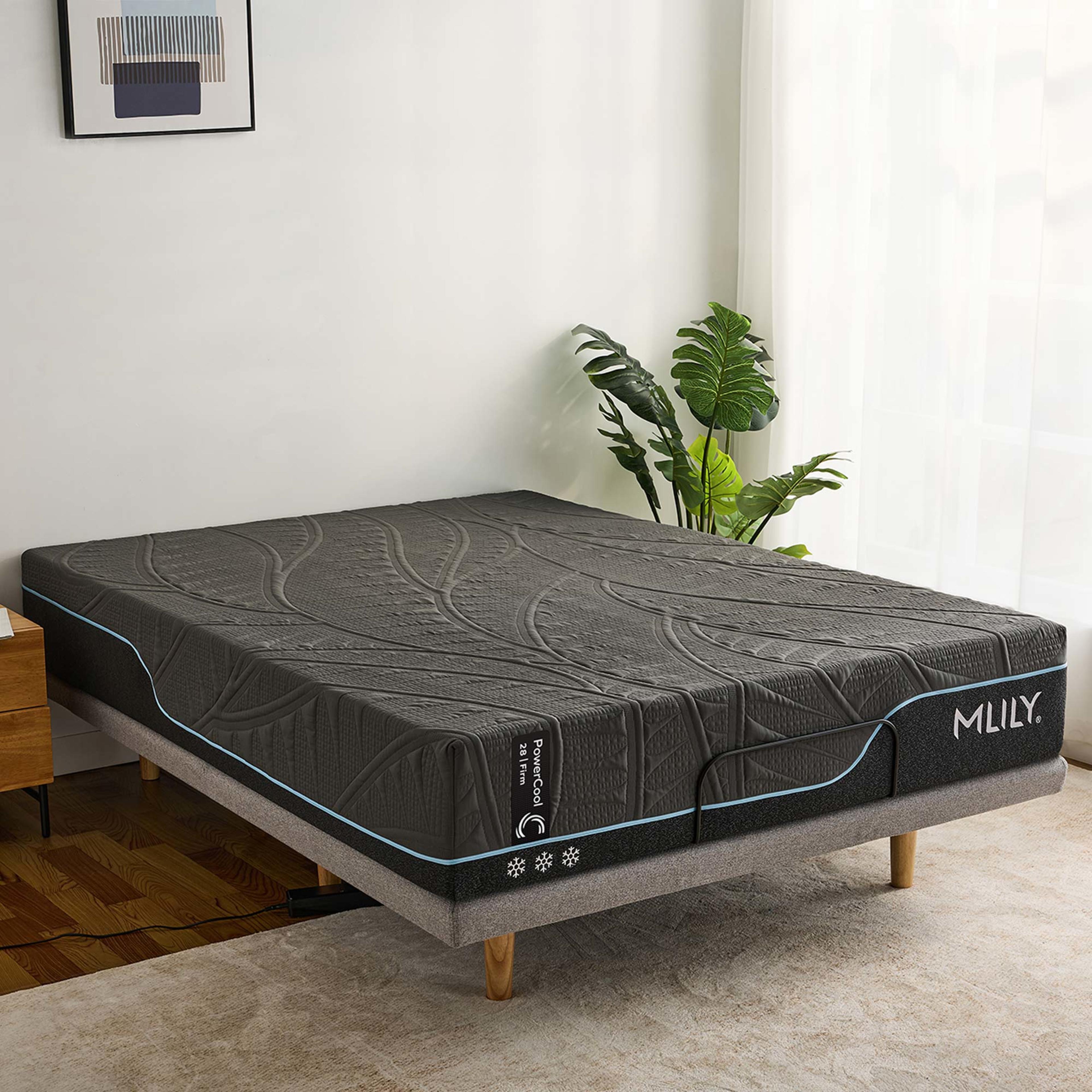 Lifestyle image of the  Mlily Powercool 28 Mattress, Firm from Forty Winks