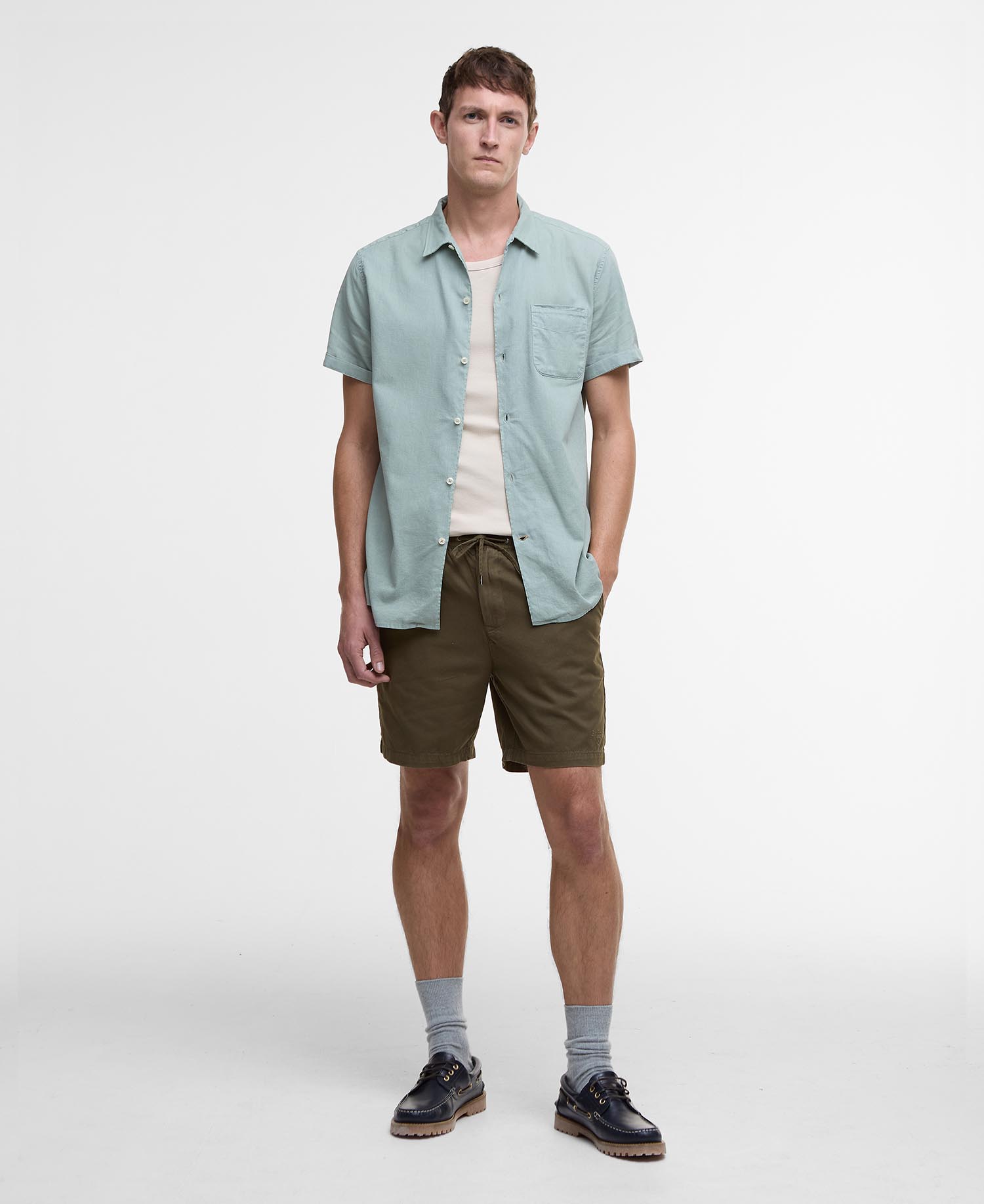Garment Dyed Nelson Short-Sleeved Shirt image number 1