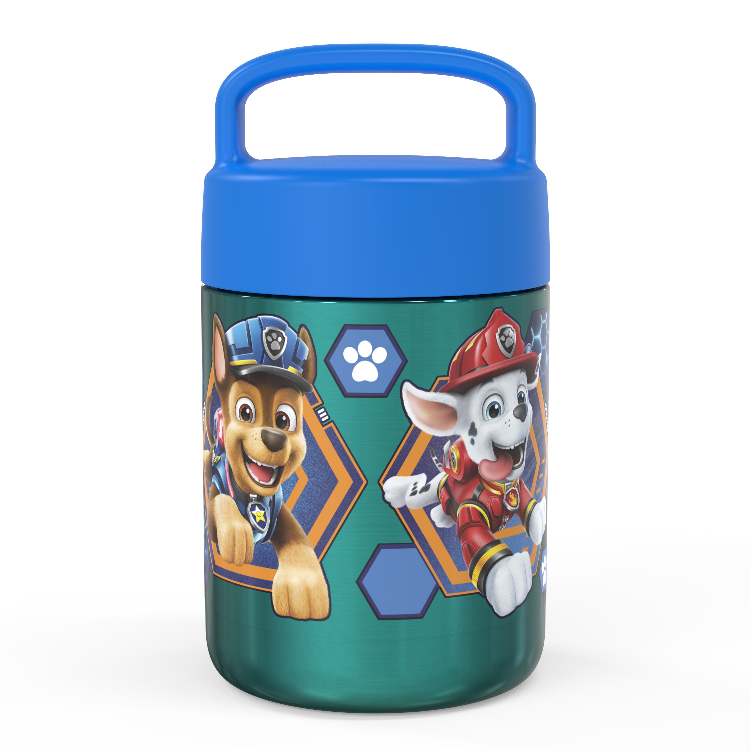 Paw Patrol Movie Reusable Vacuum Insulated Stainless Steel Food Container, Marshall, Chase and Friends slideshow image 1