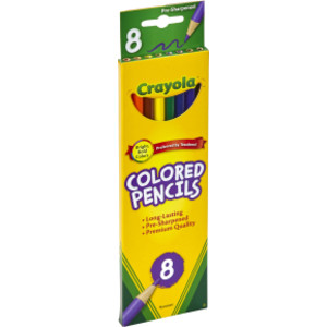 Colored Pencils, 8 Colors
