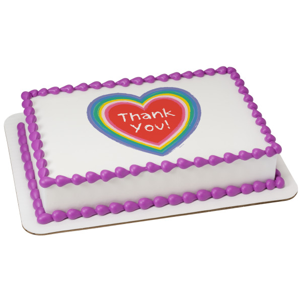 Thank You PhotoCake® Edible Image®