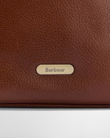 Cedar Leather Bucket Bag Brown