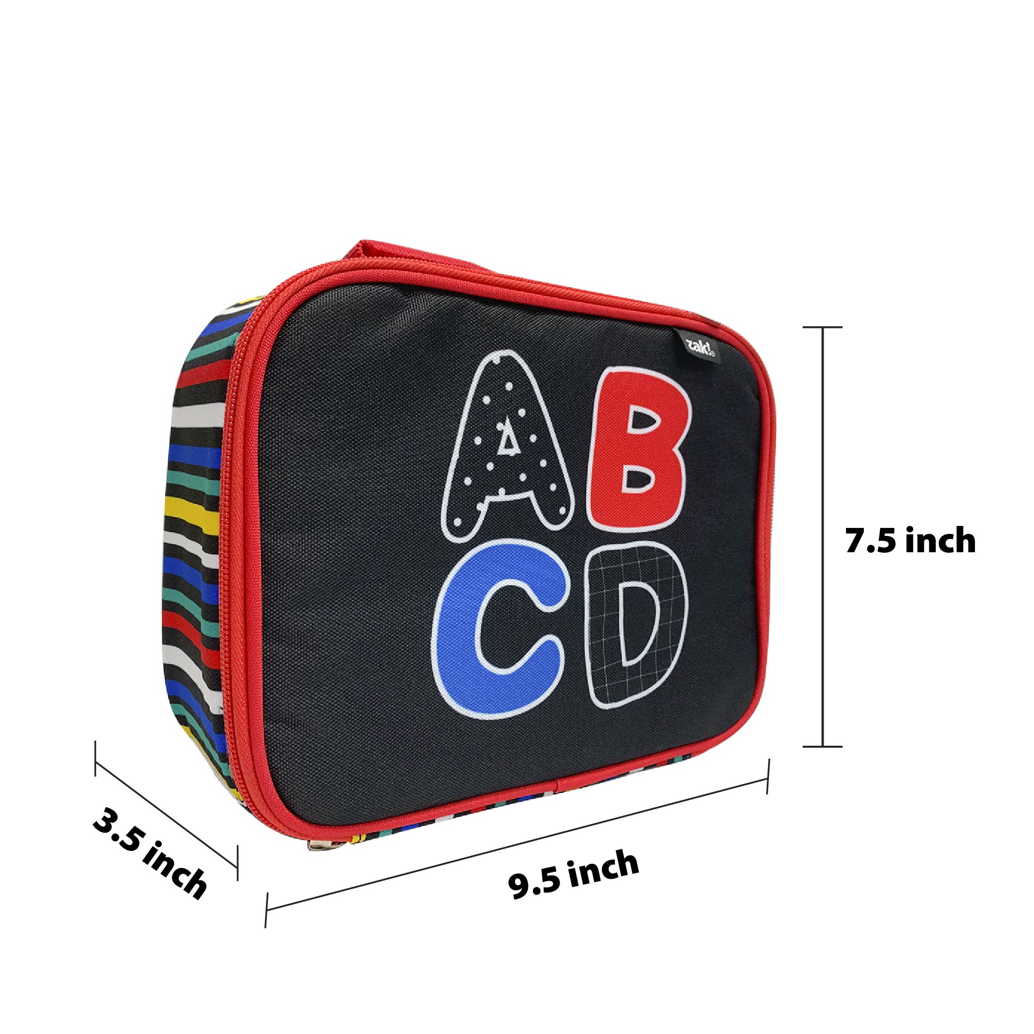 Grid Lock Insulated Reusable Lunch Bag, ABC slideshow image 4 Grid Lock Insulated Reusable Lunch Bag, ABC slideshow image 4