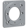 Adapter Mounting Plate Incandescent Copper-Free Aluminum Gray